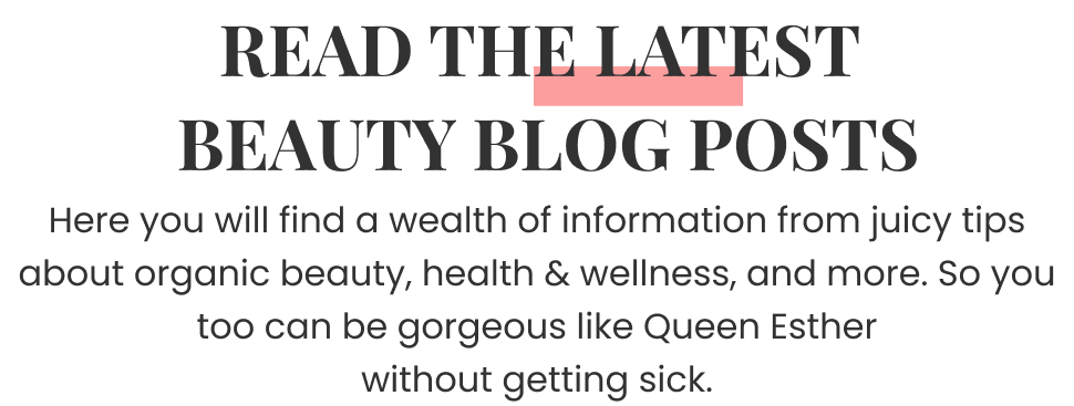Read Beauty Blog Posts