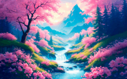 Cherry Blossom Falls